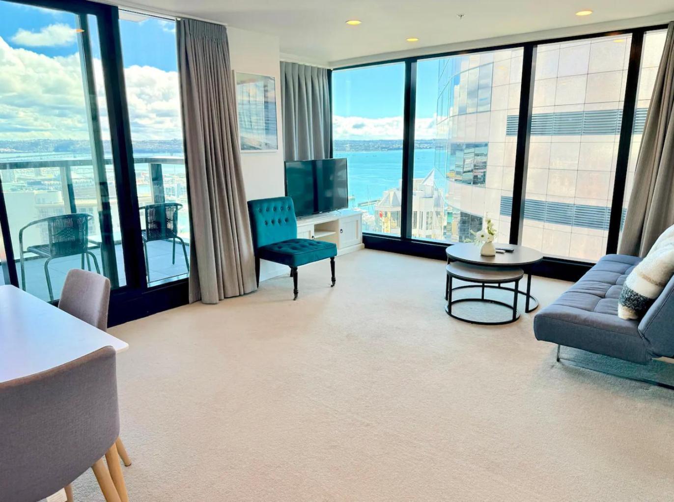 Gorgeous Seaview 2 Bedroom Apartment In Auckland Cbd Exterior photo